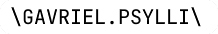 Gavriel Psylli | Γαβριήλ Ψυλλή Logo